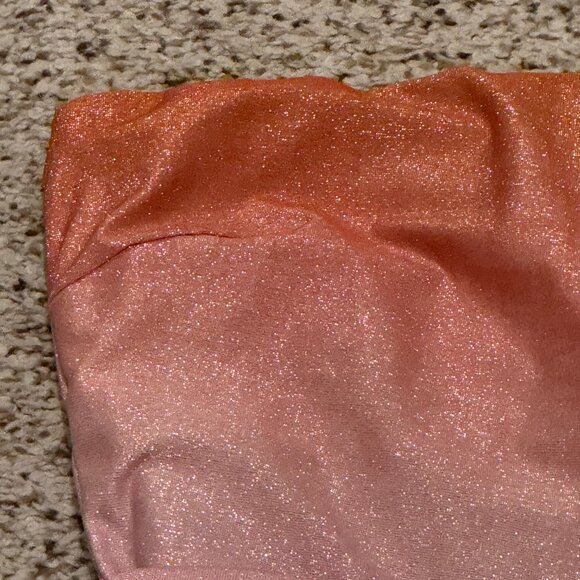 Zimmerman | Golden Metallic Bandeau Belted Swimsuit | Ombrè | Size: 8-10 - Picture 16 of 16